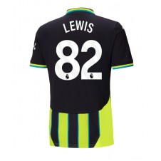 Manchester City Rico Lewis #82 Bortedrakt 2024-25 Kortermet